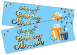 Personalised Birthday Banners Generic Design Children Kids Party Decoration 215