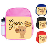 Personalised Kids Backpack Any Name Generic Design Boys Girls kid School Bag 48