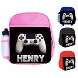 Personalised Kids Backpack Any Name Gaming Boys Girls Children School Bag 4