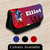 Personalised Pencil Case Football Girls Boys Stationary Kids School Bag 5