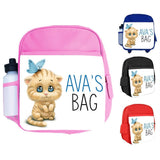 Personalised Kids Backpack Any Name Generic Design Boys Girls kid School Bag 41