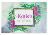 Personalised Any Name Kitchen Glass Chopping Board Item Gift 14