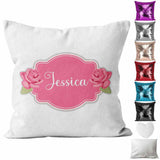 Personalised Cushion Floral Sequin Cushion Pillow Printed Birthday Gift 40