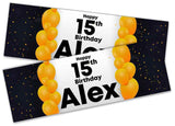 Personalised Birthday Banners Generic Design Children Kids Party Decoration 215