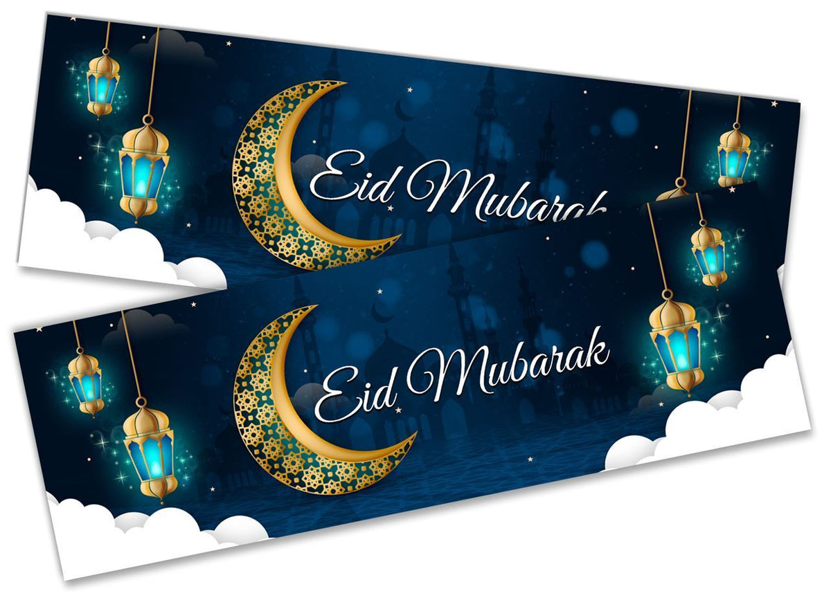 Eid Mubarak Banners Children Kids Adults Party Decoration idea 266