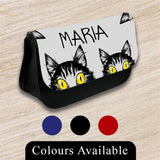 Personalised Pencil Case Generic Girls Boys Stationary Kids School Bag 52