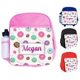 Personalised Kids Backpack Any Name Generic Design Boys Girls kid School Bag 65