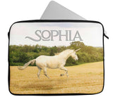 Personalised Any Name Unicorn Design Laptop Case Sleeve Tablet Bag 89