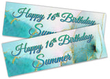 Personalised Birthday Banners Generic Design Children Kids Party Decoration 256