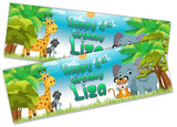 Personalised Birthday Banners Generic Design Children Kids Party Decoration 223