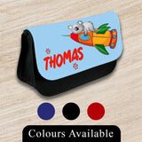 Personalised Pencil Case Animal Girls Boys Stationary Kids School Bag 12