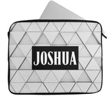 Personalised Any Name Abstract Design Laptop Case Sleeve Tablet Bag 83