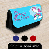 Personalised Pencil Case Generic Girls Boys Stationary Kids School Bag 24