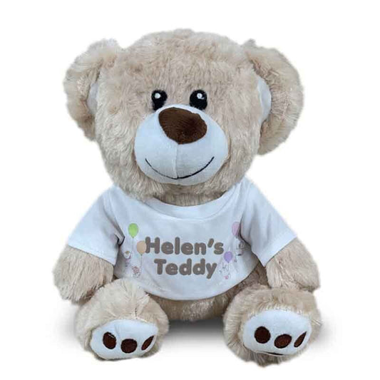 Personalised Teddy Bear Printed Soft Toy Baby Birthday Gift Christening 7
