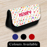 Personalised Pencil Case Generic Girls Boys Stationary Kids School Bag 32