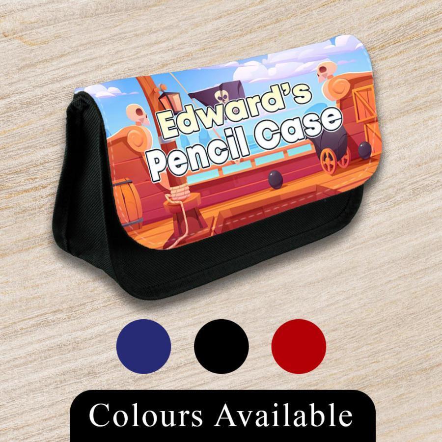 Personalised Pencil Case Generic Girls Boys Stationary Kids School Bag 24