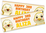 Personalised Birthday Banners Generic Design Children Kids Party Decoration 45