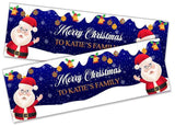 Personalised Banner Christmas Design Party Decoration 19