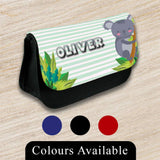 Personalised Pencil Case Animal Girls Boys Stationary Kids School Bag 16