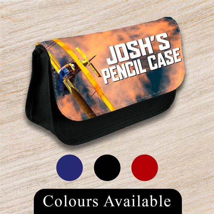 Personalised Pencil Case Generic Girls Boys Stationary Kids School Bag 26