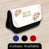 Personalised Pencil Case Marble Girls Boys Stationary Kids School Bag 50