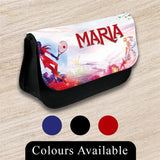 Personalised Pencil Case Football Girls Boys Stationary Kids School Bag 29