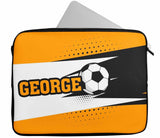 Personalised Any Name Football Design Laptop Case Sleeve Tablet Bag 77