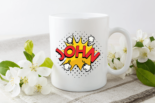 Personalised Any Name Graffiti Novelty Cup Ceramic Mug Funny Gift Tea Coffee
