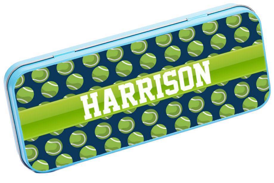 Personalised Any Name Generic Pencil Case Tin Children School Kids Stationary 26