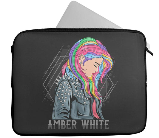 Personalised Any Name Girl Design Laptop Case Sleeve Tablet Bag Chromebook Gift