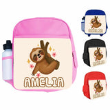 Personalised Kids Backpack Any Name Animal Design Boys Girls kid School Bag 21