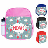 Personalised Kids Backpack Any Name Generic Design Boys Girls kid School Bag 24