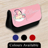 Personalised Pencil Case Generic Girls Boys Stationary Kids School Bag 38