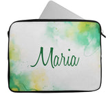 Personalised Any Name Marble Design Laptop Case Sleeve Tablet Bag 34