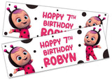 Personalised Birthday Banners Generic Design Children Kids Party Decoration 200