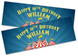 Personalised Birthday Banners Generic Design Children Kids Party Decoration 215