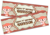 Personalised Birthday Banners Generic Design Children Kids Party Decoration 230