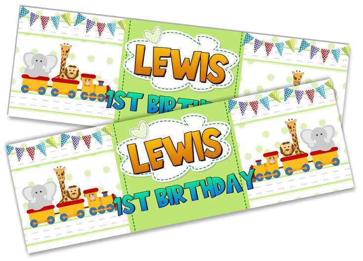 Personalised Birthday Banners Generic Design Children Kids Party Decoration 245