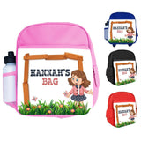 Personalised Kids Backpack Any Name Generic Design Boys Girls kid School Bag 53