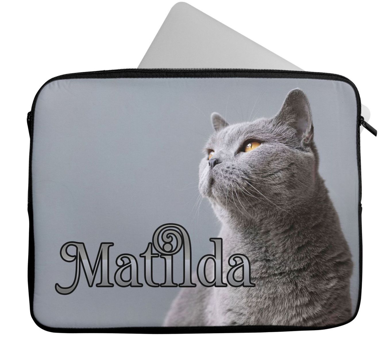 Personalised Any Name Animal Design Laptop Case Sleeve Tablet Bag 59