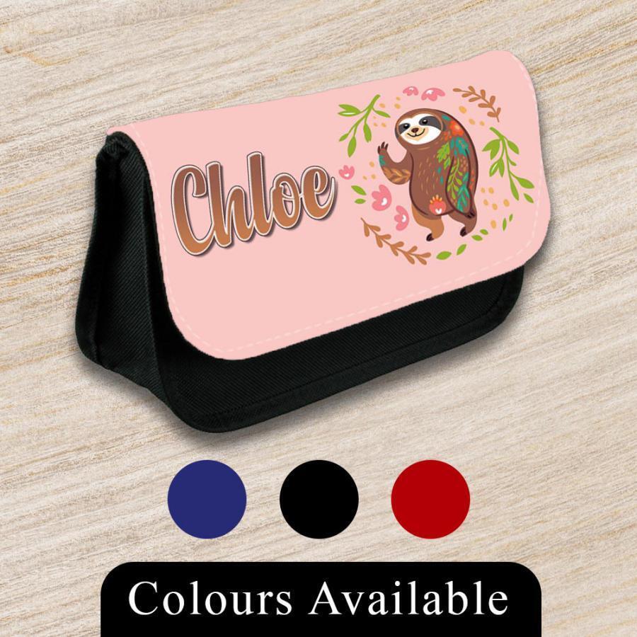 Personalised Pencil Case Generic Girls Boys Stationary Kids School Bag 23