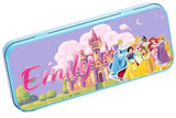 Personalised Any Name Princess Pencil Case Tin Children School Kids Stationary 1