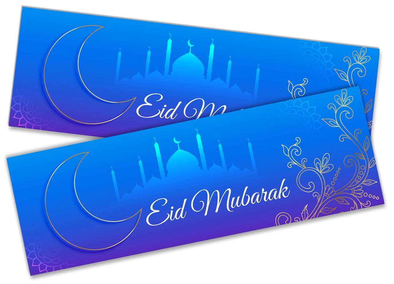 Eid Mubarak Banners Children Kids Adults Party Decoration idea 268