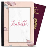 Personalised Floral Children Passport Cover Holder Any Name Holiday Accessory 1