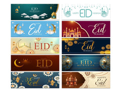 Eid Mubarak Banners Children Kids Adults Party Decoration idea 257