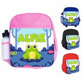 Personalised Kids Backpack Any Name Animal Design Boys Girls kids School Bag 12