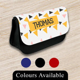 Personalised Pencil Case Generic Girls Boys Stationary Kids School Bag 33