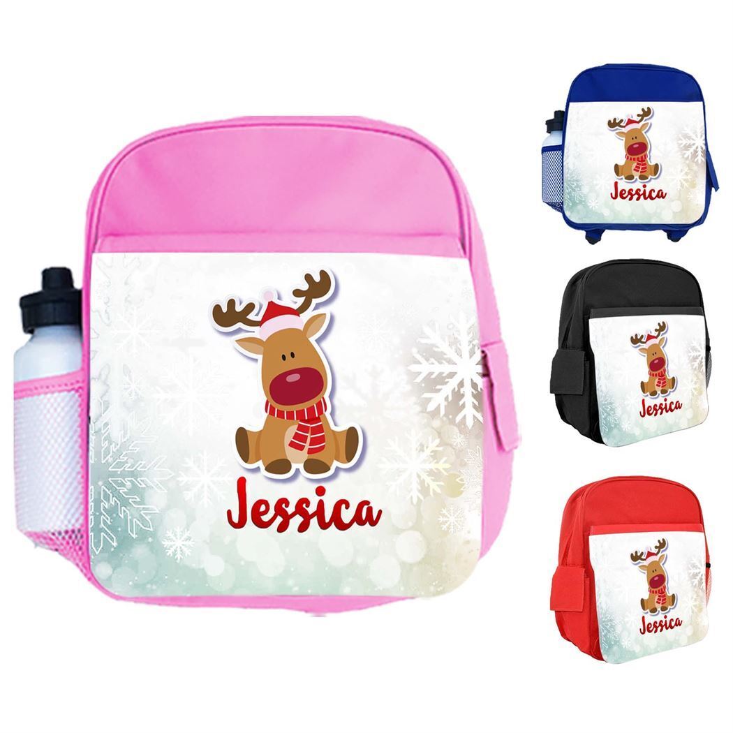 Personalised Kids Backpack Any Name Generic Design Boys Girls kid School Bag 48