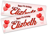 Personalised Birthday Banners Generic Design Children Kids Party Decoration 219