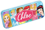 Personalised Any Name Princess Pencil Case Tin Children School Kids Stationary 1